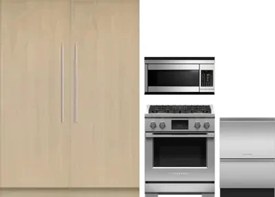 5 Piece Package Includes Refrigerator, Freezer, Range, Microwave And Dishwasher